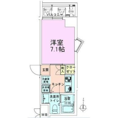 東陽町駅 徒歩4分 2階の物件間取画像